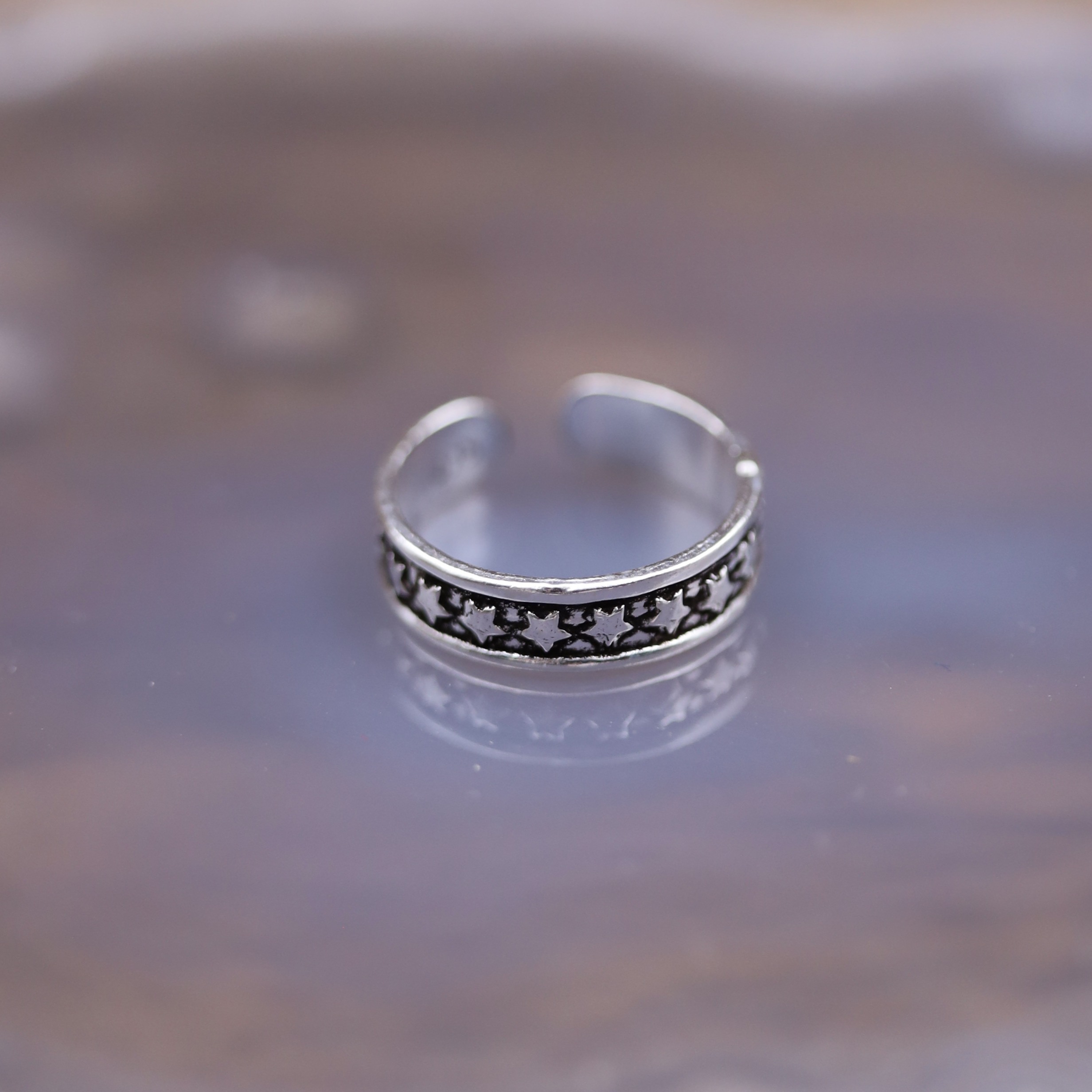 Bague de phalanges motif toil