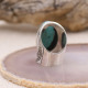 Bague en argent et amazonite