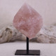 Quartz rose brut sur pied