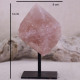 Quartz rose brut sur pied