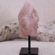 Quartz rose brut sur pied