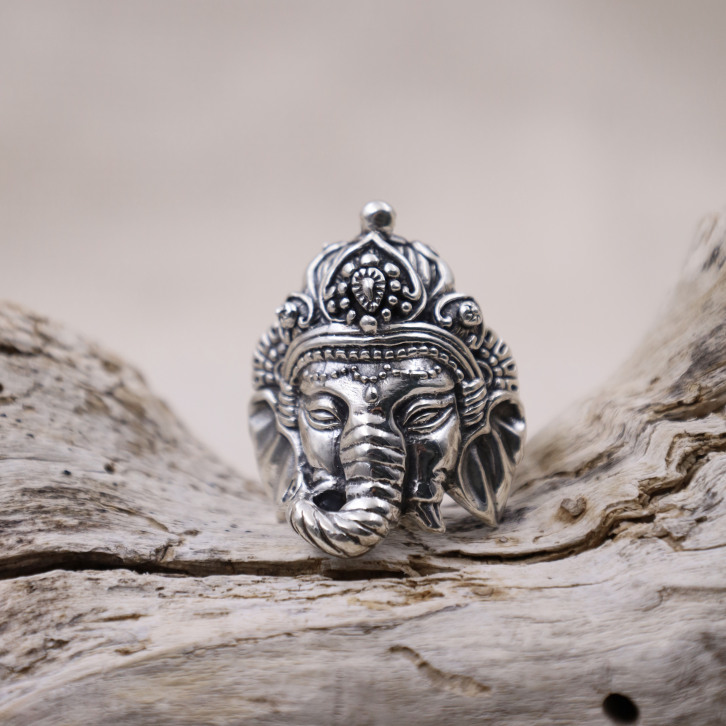 Bague en argent Ganesh