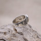 Bague en argent et nacre