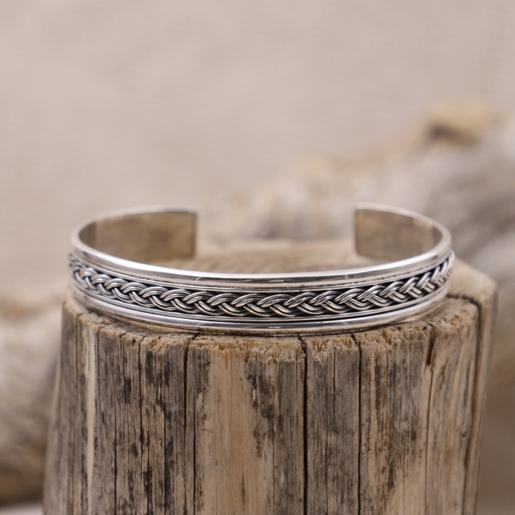 Bracelet rigide en argent