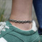 Bracelet en argent de cheville Régina