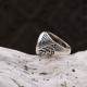 Bague en argent et cornaline