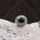 Bague en argent et onyx