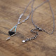 Collier d'exception en argent avec onyx et marcassites