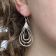 Boucles d'oreilles en argent