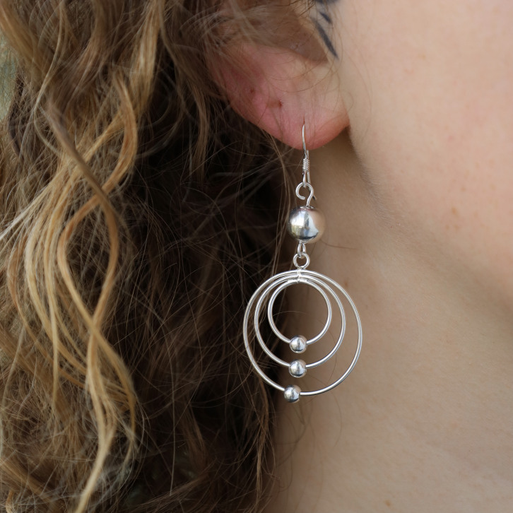 Boucles d'oreilles en argent