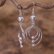 Boucles d'oreilles en argent