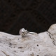 Bague en argent et quartz rose