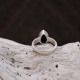 Bague en argent et onyx