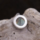 Pendentif en argent et labradorite