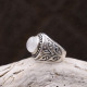 Bague en argent et pierre de lune