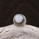 Bague en argent et pierre de lune