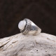 Bague en argent et pierre de lune