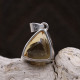 Pendentif en argent et citrine