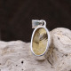 Pendentif en argent et citrine