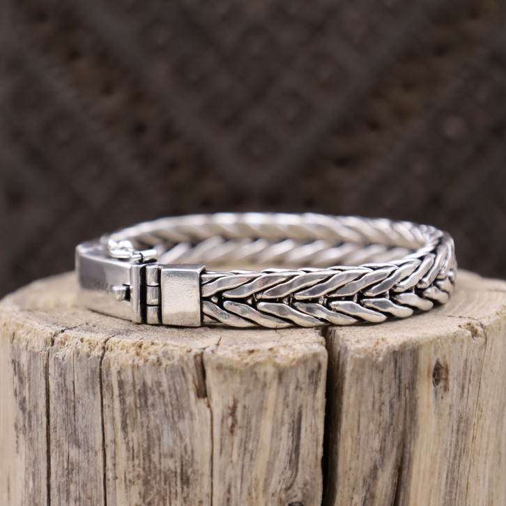 Bracelet en argent snake Kundalee