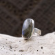 Bague en argent et labradorite