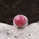 Bague en argent et racine de Rubis