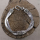 Bracelet en argent snake Lago