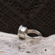 Bague en argent et citrine