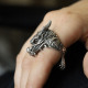 Bague en argent - dragon