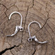 Attaches de boucles d'oreilles en argent