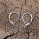 Attaches de boucles d'oreilles en argent