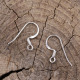 Attaches de boucles d'oreilles en argent