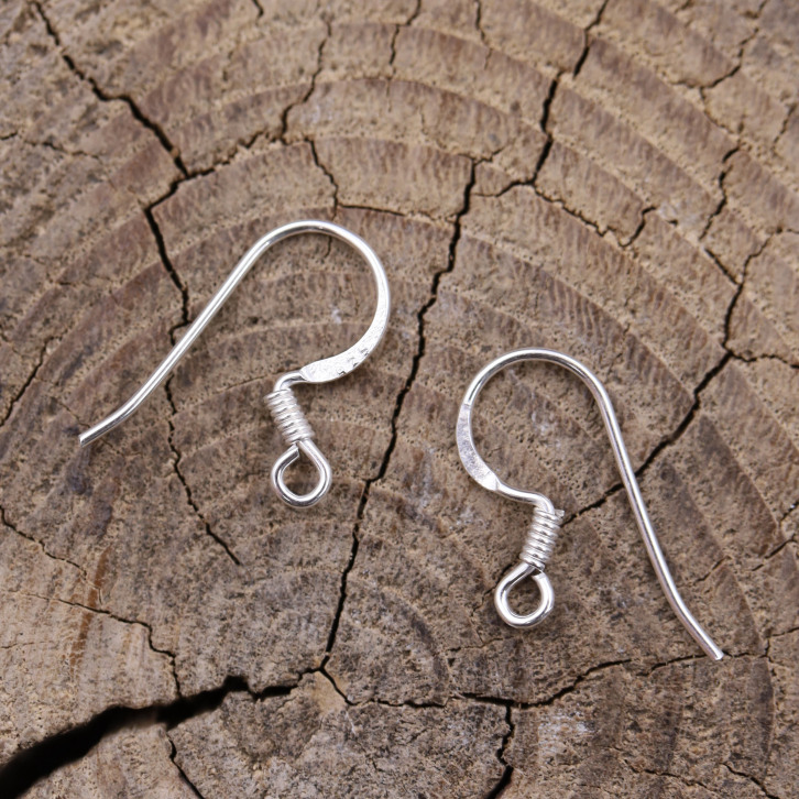 Attaches de boucles d'oreilles en argent