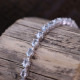 Bracelet en argent et topaze bleue