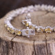 Bracelet en argent et citrine