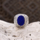 Bague en argent et lapis lazuli