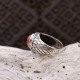 Bague en argent et cornaline