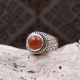 Bague en argent et cornaline