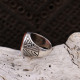 Bague en argent et cornaline