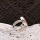 Bague en argent et racine de Rubis