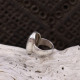 Bague en argent et labradorite