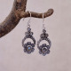 Boucles d'oreilles en argent et labradorite