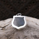 Pendentif en argent et labradorite - tigre