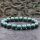 Bracelet pierre malachite - 10mm