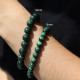 Bracelet pierre malachite - 8mm