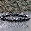 Bracelet pierre onyx - 8mm