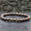 Bracelet pierre bronzite - 8mm