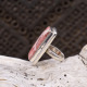 Bague en argent et rhodochrosite