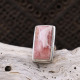 Bague en argent et rhodochrosite