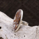 Bague en argent et agate crazy lace